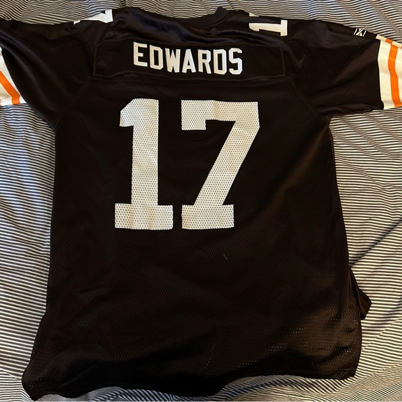 Reebok Cleveland Browns Home Jersey - No. 17 - Edwards - Size “Men’s” Medium - Picture 7 of 8